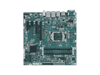 AIMB-585L-00A1E Carte mère industrielle, LGA1151 mATX DP/DVI/HDMI/SATAIII/6 COM/H110