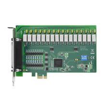 PCIE-1762H-AE Carte d'entrées sorties PCIe avec 16 relais et 16 entrées digitales isolées