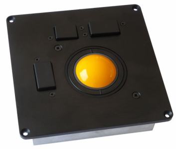 Trackball 50 mm norme militaire et défense avec 3 boutons