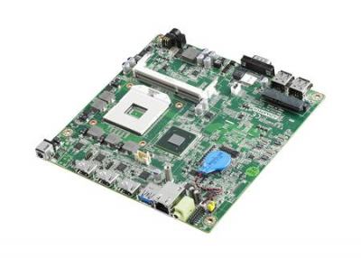 AIMB-201VG-DSA1E Carte mère industrielle, DC 19V miniITX PGA HDMI/mPCIe/Cfast/GbE, RoHS