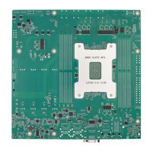 AIMB-592SF-0AA1 Carte mère industrielle AMD MicroATX EPYC 7003 Zen 3, avec 4 x PCIe x16, 4 x USB, VGA, IPMI, 4 x LAN, BMC, M2 et TPM