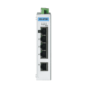 EKI-5725I-AE Switch Rail DIN ProView automatisme 5 ports gigabits -40°C +75°C
