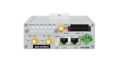 ICR-2834 Routeur 4G industriel avec 2 x ethernet, 2 x SIM, 2 antennes, GPS, USB, 2 ports séries, boitier en métal