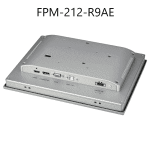 FPM-212-R8AE Ecran industriel 12" tactile résistif avec HDMI, DP et VGA IP66 façade avant