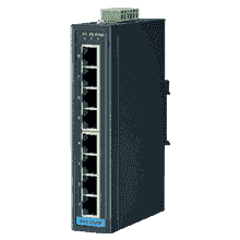 EKI-2528I-AE Switch Rail DIN industriel 8 ports Ethernet 10/100 Mbps température étendue en boîtier métallique et alimentation redondante