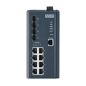 EKI-7712E-4FI-AU Switch ethernet 8 ports 10/100Mbps + 4 SFP Administrable -40~75℃