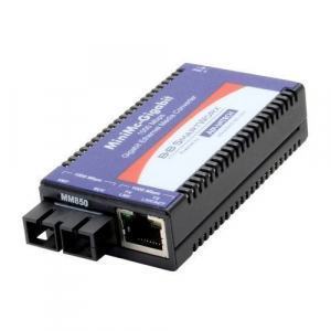 BB-855-10730 Convertisseur fibre optique, MINIMC-GIGABIT,TX/SX-MM850 -SC(W/AC ADAPTER)