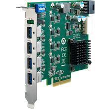 PCIE-1154-AE Carte PCIEx4 avec 4 ports USB 3.0 pour l'acquisition de flux video