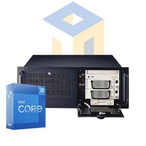 PC industriel RACK 4U, Intel Core i5 12500, 16GB RAM, 512 GB NVMe, DP/HDMI/VGA, USB 3.2, 500W