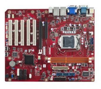 Carte mère industrielle, H61 LGA 1155 ATX Motherboard w/ PCIex 16, 2 LAN