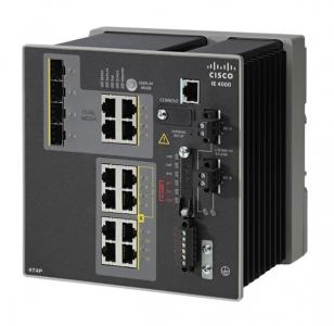 Switch ethernet durci 12 ports - 4 x GB  uplinks, 4xRJ45 10/100Mbps, 4 x RJ45 10/1000Mbps PoE+ Administrable