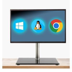 CWSMART-P24 Panel PC 24" VESA pour pupitre de contrôle fonctionnant sous Windows 10, Linux et Chrome OS