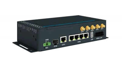 Routeur 5G industriel avec 5 ports ethernet et compatible PoE 2 x SIM + 1 eSIM