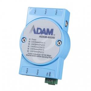ADAM-6520I-AE Switch Rail DIN industriel ADAM 5 ports 10/100 Mbps -40 ~ 85°C