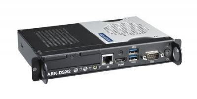 ARK-DS262GF-U2A1E PC industriel pour affichage dynamique, ARK-DS262, CLRN 1020E, 500G HDD, 2G RAM