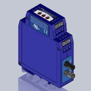 BB-FOSTCDR-INV ETHERNET DEVICE, 232/422/485 TO FIBER Rail DIN - Inverted Fiber