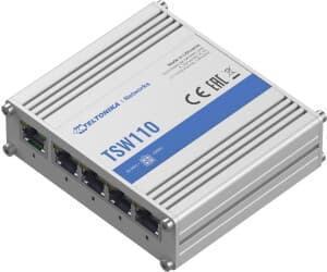 TSW110 Switch ethernet industriel 5 ports Gigabits Température -40°C +75°C