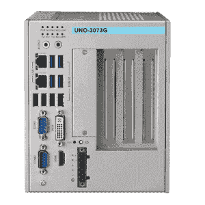 UNO-3073G-C54E PC industriel fanless à processeur Celeron 847E,4G RAM,avec 1xPCIex16 et 2xPCI slots