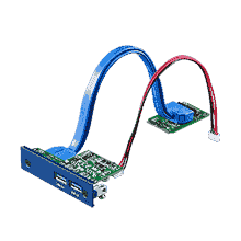 Module iDoor de communication et d'acquisition de données, PCM-24U2U3, 2-Port USB 3.0, mPCIe