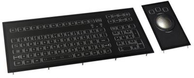 KSM103B49USB-WLED Clavier industriel IP67 rétro éclairé et encastrable USB QWERTZ allemand