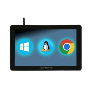 CWSMART-P15 Panel PC 15" VESA compact pour affichage dynamique fonctionnant sous Windows 10, Linux et Chrome OS