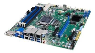 ASMB-587G4-00A1 Carte mère industrielle microATX compatible Intel Xeon et Processeur 10ème gén + 4 x DDR4, 3 x PCIe, 6 x USB 3.2, 5 x SATA 3, 4 x LAN et IPMI