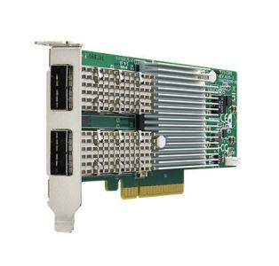 Carte ethernet 2-ports 40G fibre (QSFP+) NIC avec Intel XL710