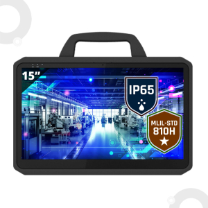 Tablette grand format 15.6" durcie fonctionnant sous Windows et équipée d'un processeur Intel Core i51235U