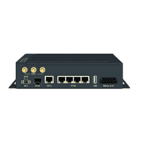 Routeur ethernet industriel haute performance 5 x LAN 1GB/s, 4 x PoE, 1 x SFP, WiFi Mimo, USB + E/S