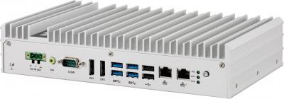 NISE4200 PC Fanless compact i5-6442EQ/i3-6102E BGA, DVI,2 x DP, 6 x COM, 2 x GbE, 24VDC, -20~70°C