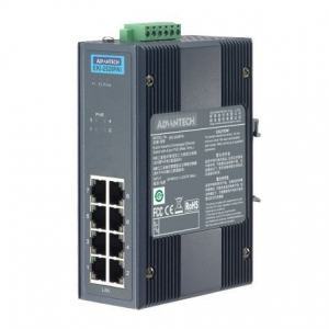 EKI-2528PAI-AE Switch Rail DIN industriel 8 ports 10/100Mbps dont 4 ports POE -40°C +75°C