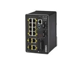 Switch ethernet durci 10 ports, 8 x RJ-45 10/100Mbps + 2 SFP 10/100Mbps managé Layer 2