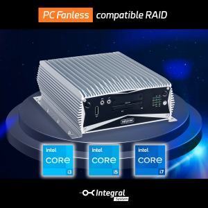 NISE3800R PC Fanless Intel Core I7/i5/i3 6ème génération compatible RAID, Windows 7/10 et triple écran