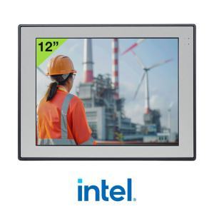 Panel PC tactile résistif industriel 12" TFT XGA 4:3 IP65 avec processeur Intel® N97, 8GB DDR5, 3 x COM, 2 x USB & 1 x USB-C
