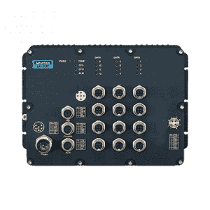 EKI-9512-CFIDW10E Switch Rail DIN industriel EN50155 12xM12 FE WV