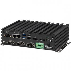 PC Fanless connectique face avant Celeron J3455E Quad core avec 4xUSB, 2xLAN et 3xCOM