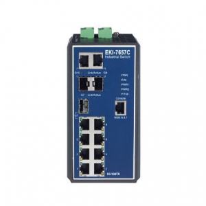 EKI-7657C-AE Switch Rail DIN industriel 7 ports + 3 x 1Gb Managé