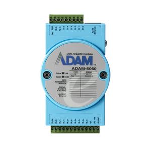 ADAM-6060 Module avec 6 entrées digitales et 6 sorties à relais avec Modbus/TCP