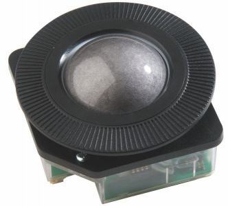 Trackball laser optique 50mm de diamètre Trackball amovible, PS/2 & USB, drain Etanchéité: IP68