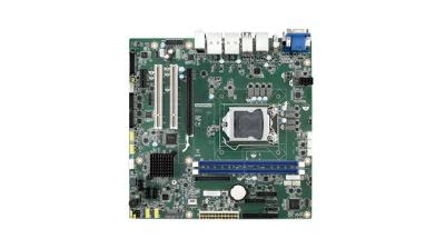 AIMB-506G2-00A1E Carte mère industrielle microATX Intel 8/9ème gen, H310, VGA, DVI, DP, 12 x USB, 10 x COM, 2 x LAN, PCIe x16, 2 x PCI