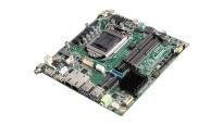 Carte mère mini ITX compatible Intel Core de 10th gen, 64Gb de DDR4, 2 x HDMI, 2 x LAN, 4 x COM, 8 x USB, 2 x M.2