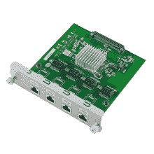 Extension pour PC fanless rackable, 4-port RJ45 LAN Gigabit Module for UNO-4673A/83