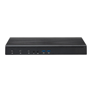 NDiS B537 PC fanless embarqué 4K équipé d'un processeur Intel de 7eme génération, x1HDMI 4K, x1 GbE RJ45, x2COM RS232, x4 USB 3.0