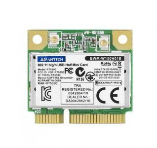 EWM-W150H02E Carte d'extension sans fil, Advantech 802.11bgn/RT5390 1T1R /USB sign