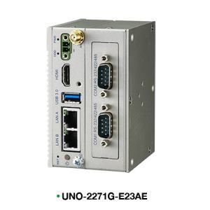 UNO-2271G-E023AE PC fanless, passerelle IoT avec Intel Atom™ E3825 + 2 x COM, 2 x LAN, 1 xUSB 3.0, 1 x HDMI, 1 x mPCIe