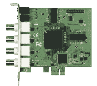 DVP-7637E Carte industrielle d'acquisition vidéo, PCIe 4CH H.264 HW COMPRESSION VIDEO CARD