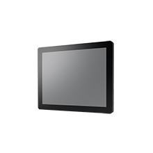 Ecran industriel tactile plat ultra fin, angle arrondis, sans bezel. Vitre durcie