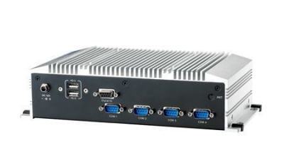 PC industriel fanless, Atom N2600 1.6GHz w/ HDMI+VGA+2*GbE+4*COM+6*USB