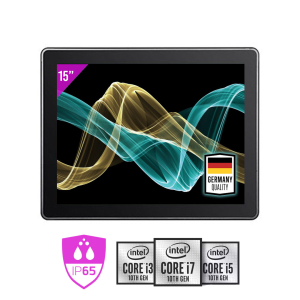 PPC005-150B1 Panel PC 10" 4:3 Intel Core I3,I5 ou I7 de 10eme GEN, IP65 VESA et encastrable