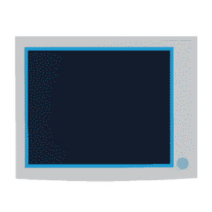 FPM-5191G-R3BE Ecran 19" encastrable industriel tactile résistif VGA + DVI